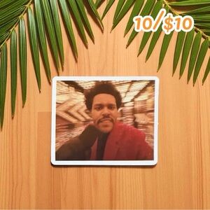 The Weeknd Meme Vinyl Sticker – Blinding Lights Hallway Scene